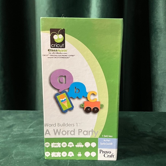 Cricut Other - Cricut Word Builders A Word Party Set